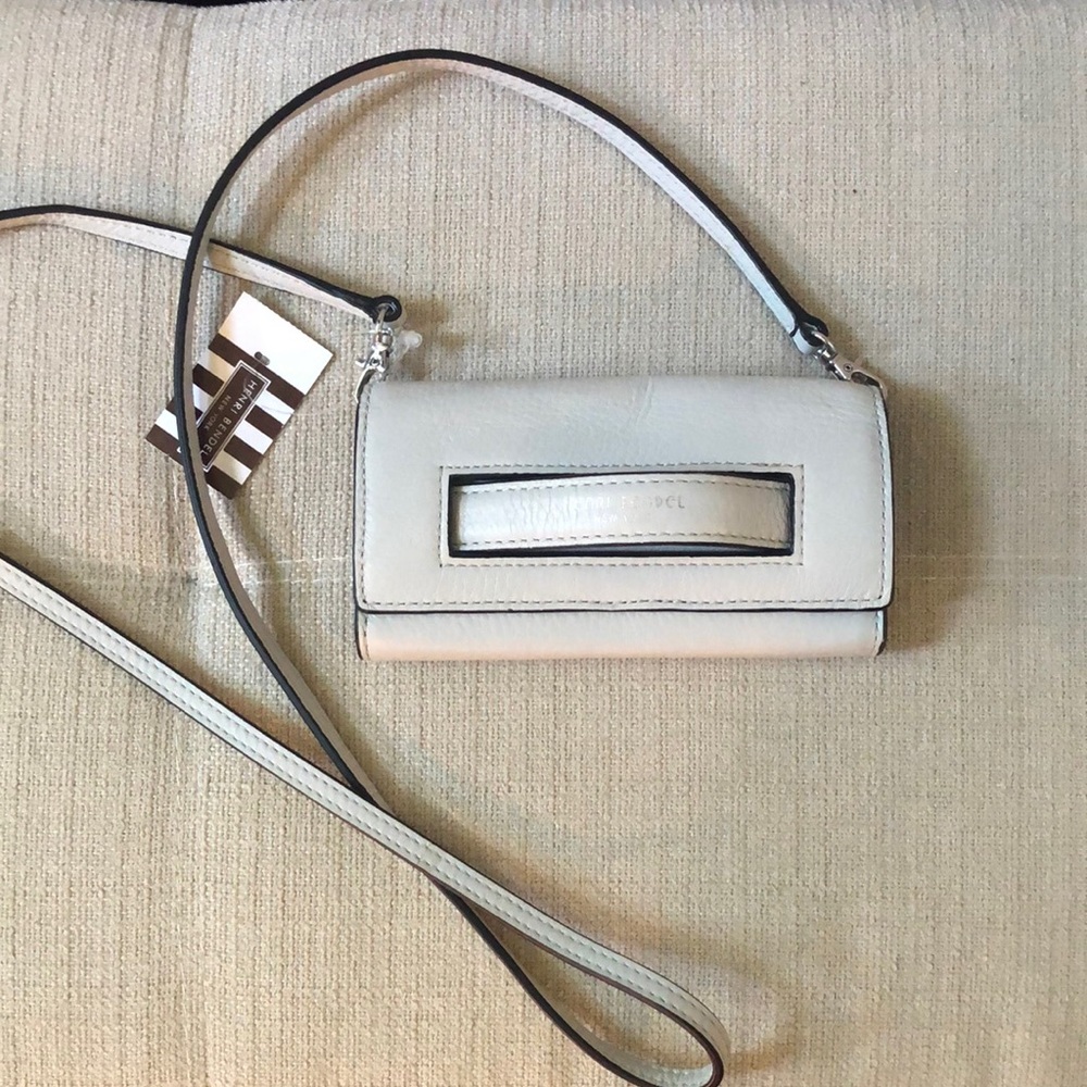 Light blue mini Henri Bendel bag